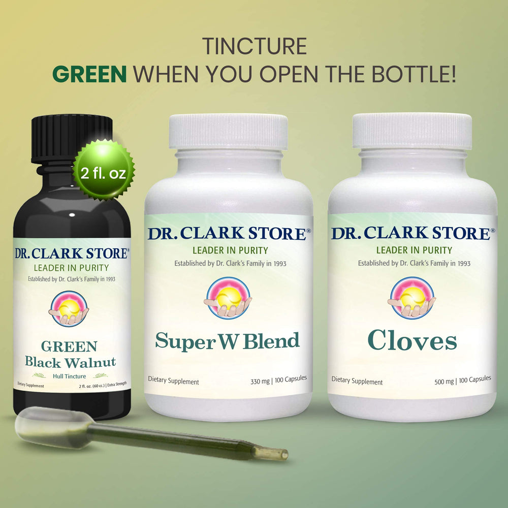 Dr Clark Store etiqueta con ingredientes y certificaciones visibles y claras