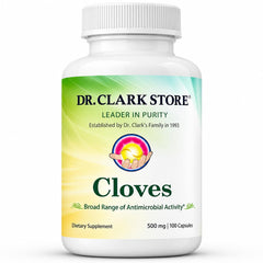 Dr Clark Store frontal del empaque mostrando 100 cápsulas, facilita la dosificación