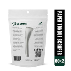 Dr. Emma tamaño comparativo del raspador práctico para viaje