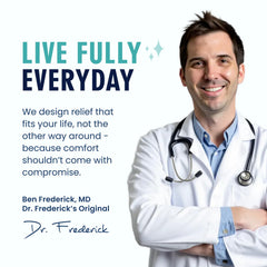 Dr. Frederick's Original férula doblada lista para guardar o transportar fácilmente