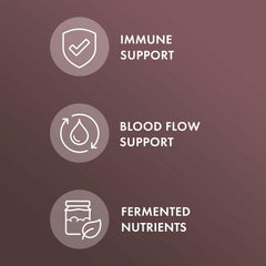 Dr. Mercola textura de polvo de ajo negro detallada, evidencia de fermentación