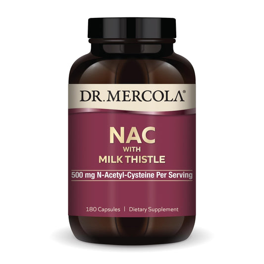 Dr. Mercola frente del envase mostrando diseño y cantidad de cápsulas, confianza en calidad