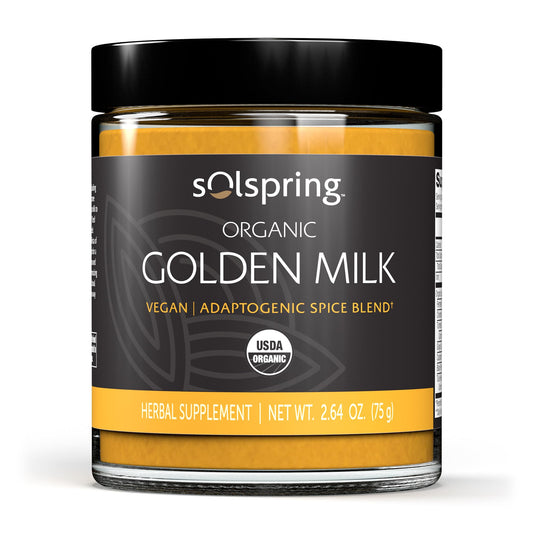 Dr Mercola Solspring Golden Milk: vertido suave para una experiencia relajante por la noche
