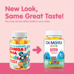 DR. MORITZ detalle de textura de las gomitas para ver suavidad y atractivo masticable