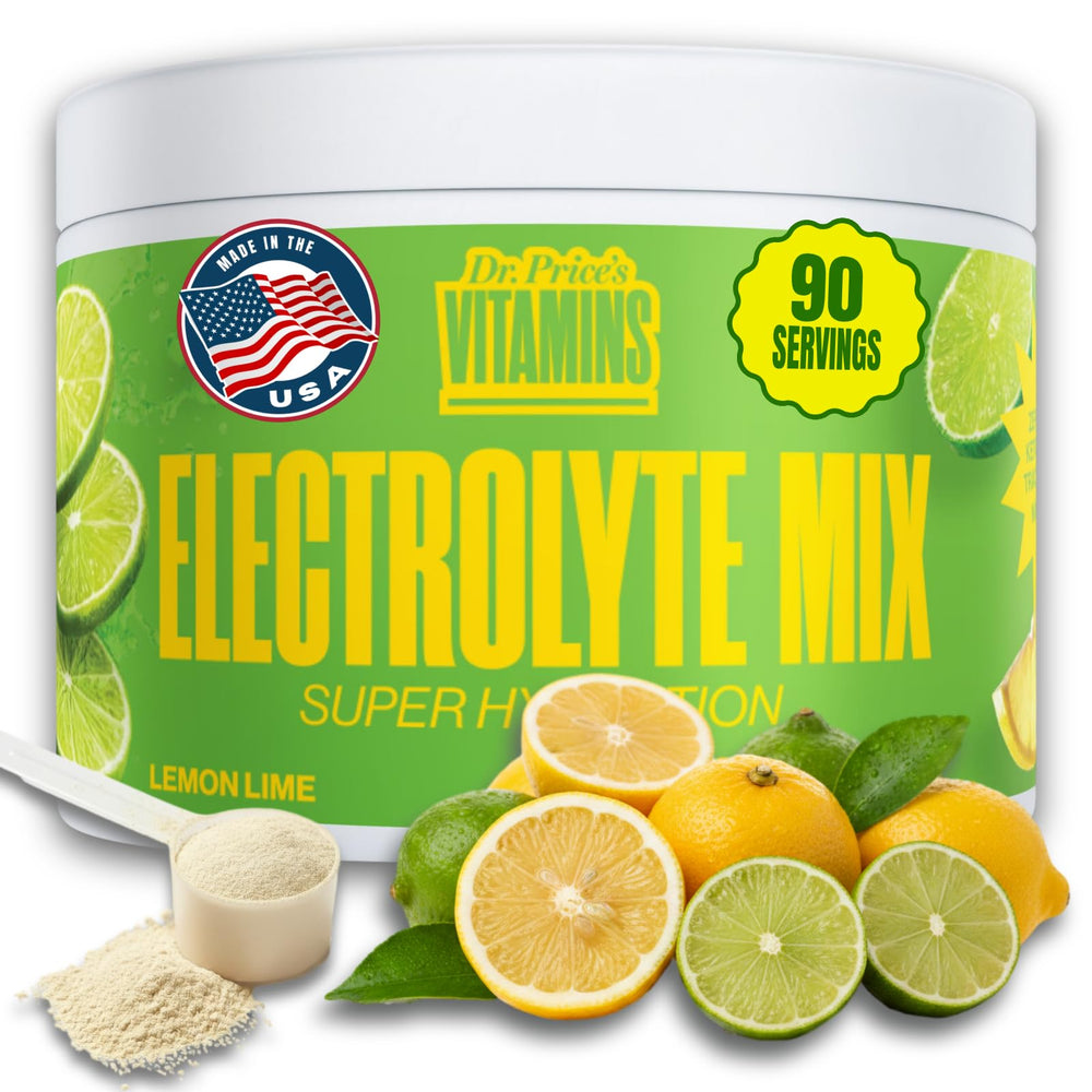 Dr. Price's Vitamins frente del envase mostrando 90 servicios y beneficio de economía