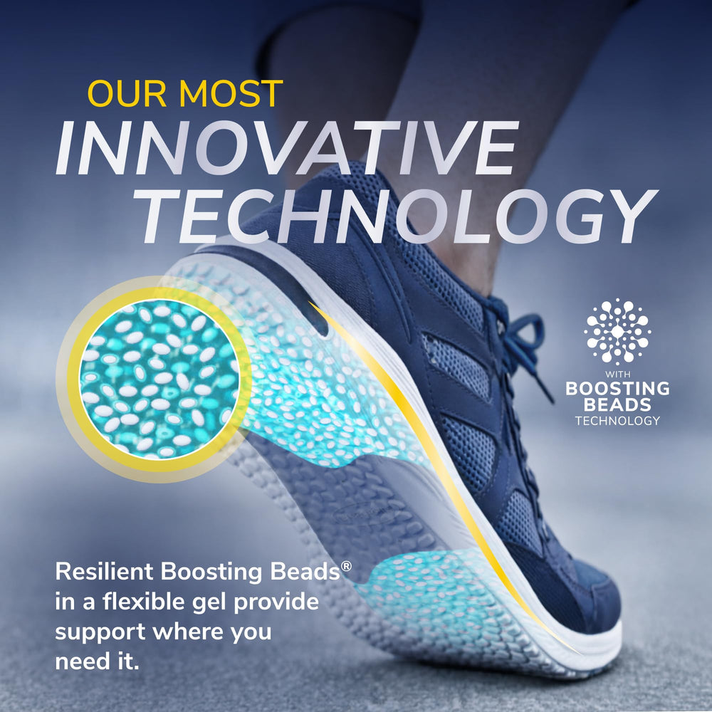 Dr. Scholl's textura de memory foam que adapta el pie y amortigua