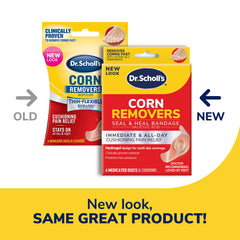 Dr. Scholl's detalle del parche con hidrogel que amortigua y protege