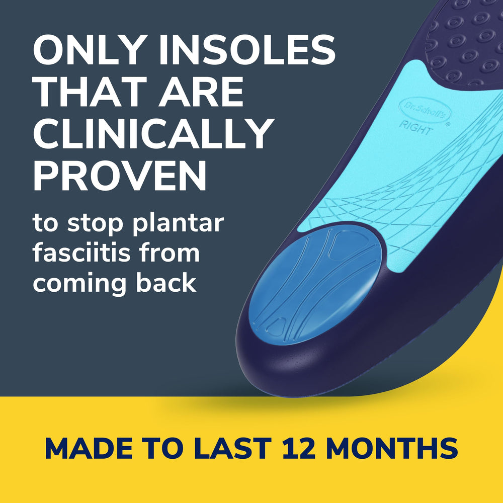 Dr. Scholl’s textura de la superficie con amortiguación para confort