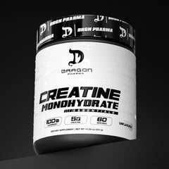 DRAGON PHARMA etiqueta nutricional clara indicando 60 servicios