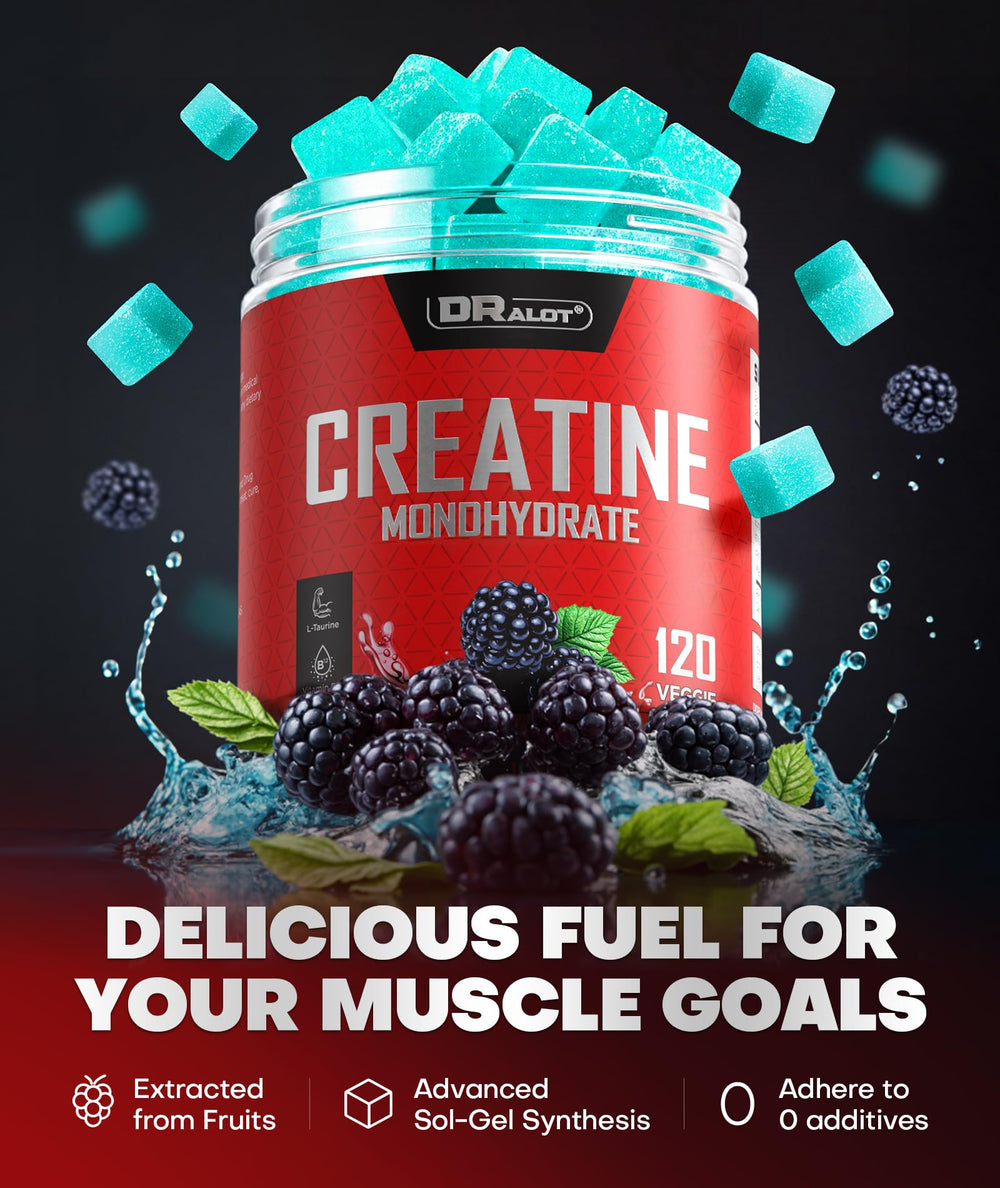 Gomita Dralot Nutrition en mano mostrando tamaño por porción conveniente