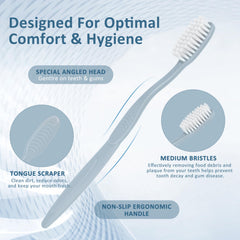 DR.BRIGHT primer plano de las cerdas suaves PBT, protege encías sensibles