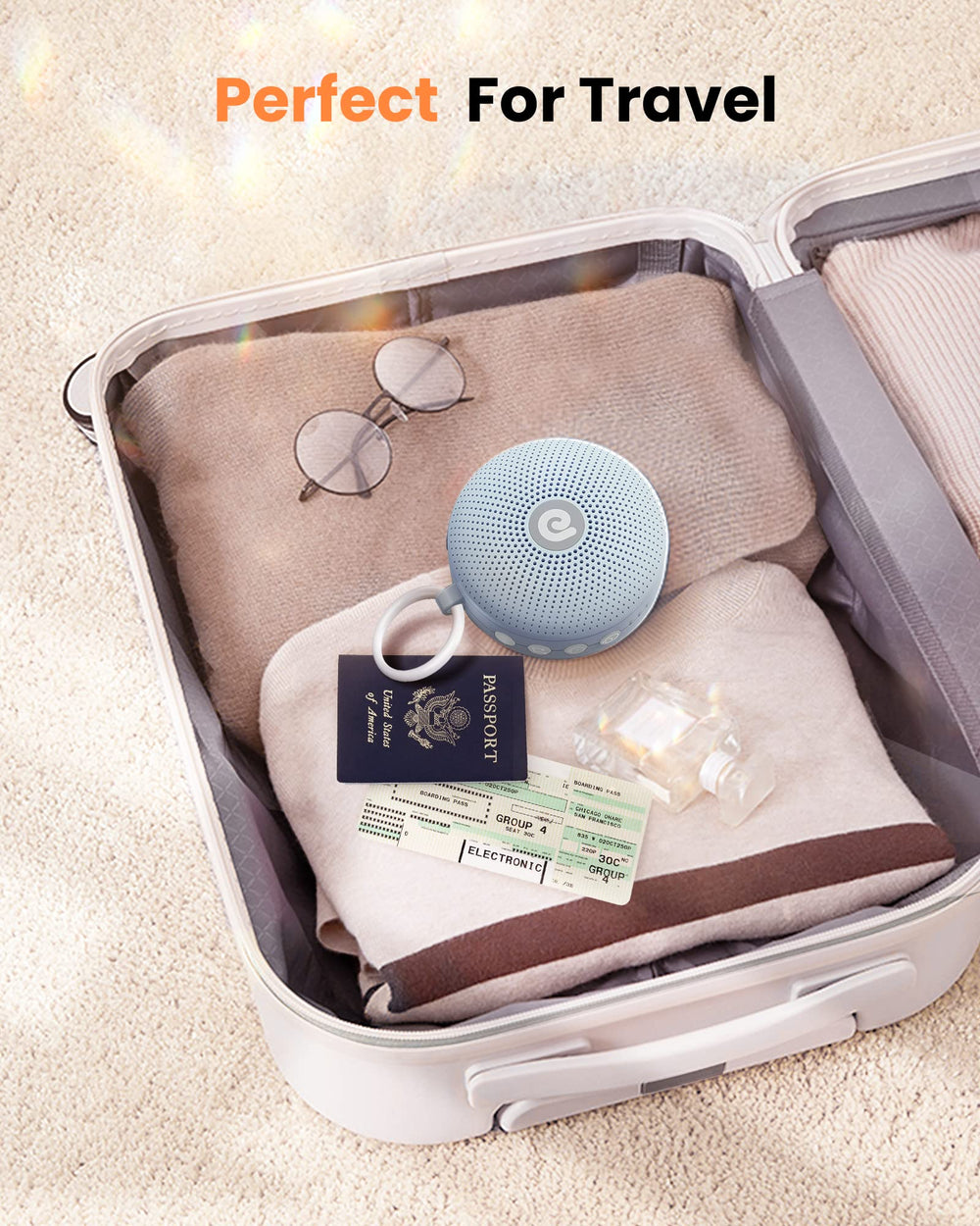 Dreamegg D11 Max ayuda a reducir ruidos ambientales para sueño más estable.