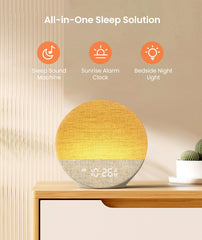 Dreamegg Sunrise 1 displays a dimmable night light with color options.