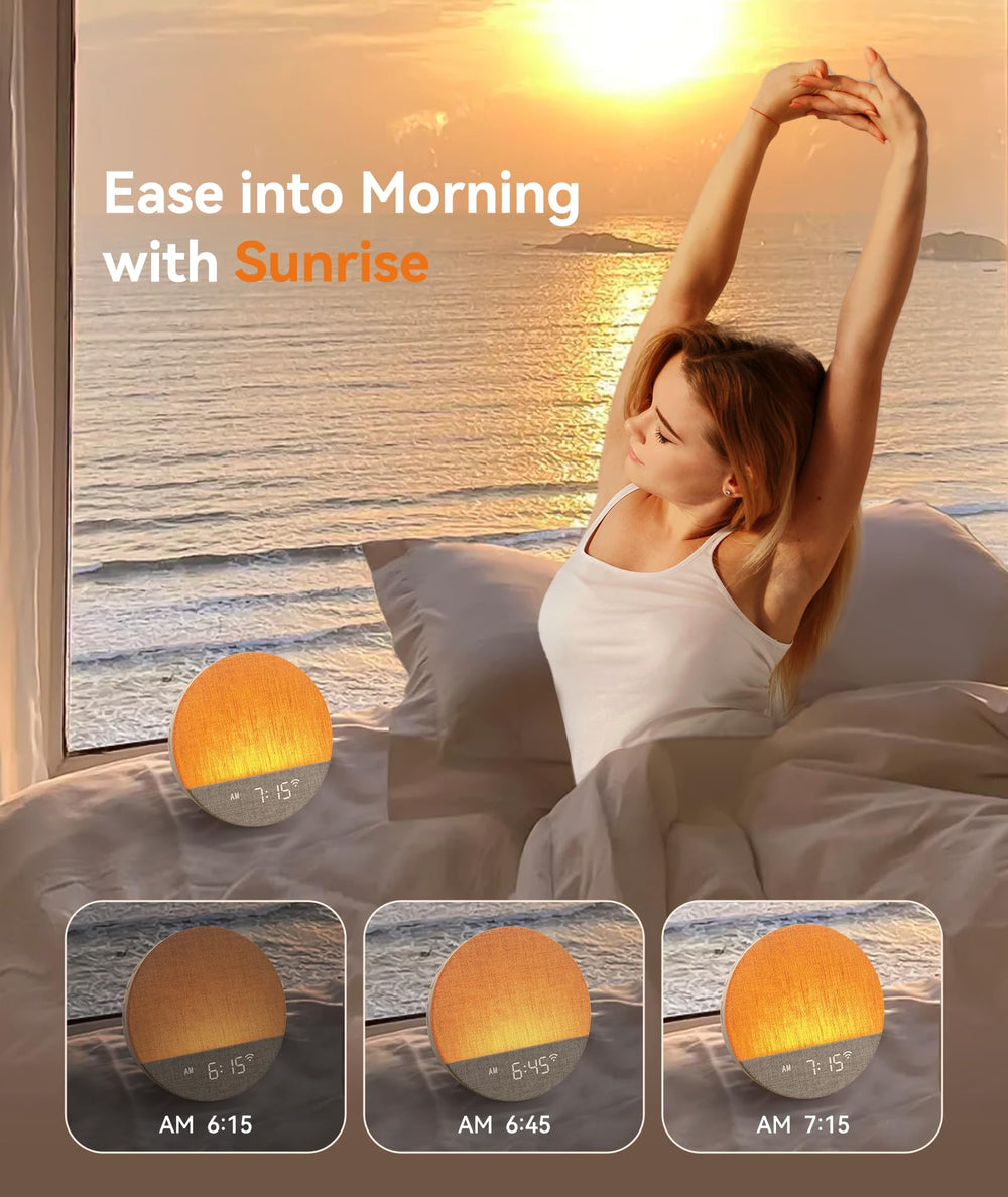 Dreamegg Sunrise 1+ sleep routines help maintain a steady evening and morning rhythm.