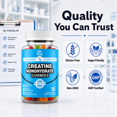DRZIHOOCH etiqueta con ingredientes resaltando creatina y L-taurina de calidad