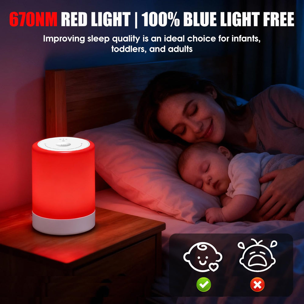 DSJGB lámpara en mesita junto a una cama creando ambiente tranquilo