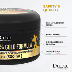 DULÀC aplicación de gel durante masaje mejora deslizamiento