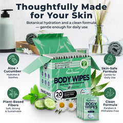 Dura Cleanse toallita envuelta individualmente en mano, higiene lista al instante