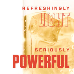 Primer plano etiqueta Dymatize ISO100 con macros claros y beneficios