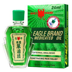 Eagle Brand textura del aceite sobre piel, absorción rápida y sensación fresca