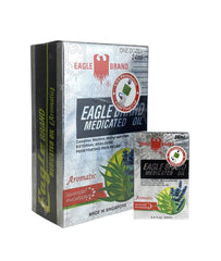 Eagle Brand frasco frontal 24ml mostrando diseño y tamaño práctico