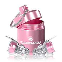 Eargasm vista frontal del empaque con colores y diseño, protección visible