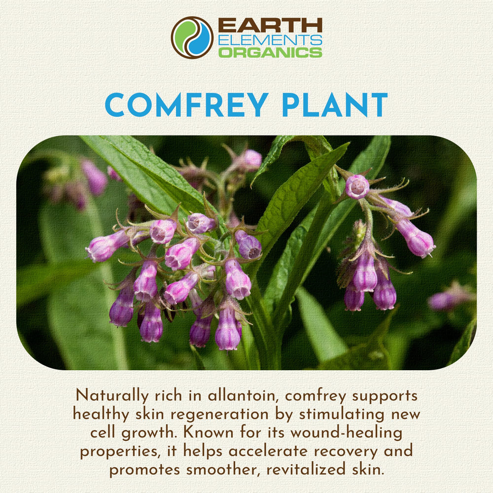 Earth Elements Organics aplicación de aceite en masaje, facilita relajación y comodidad