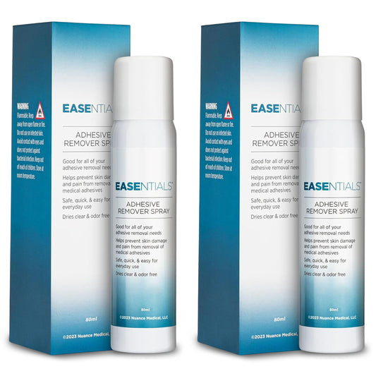 EASEntials spray 80 ml frente, presentación compacta y fácil transporte