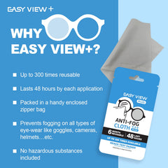 Easy View textura de microfibra tratada para limpieza sin rayas