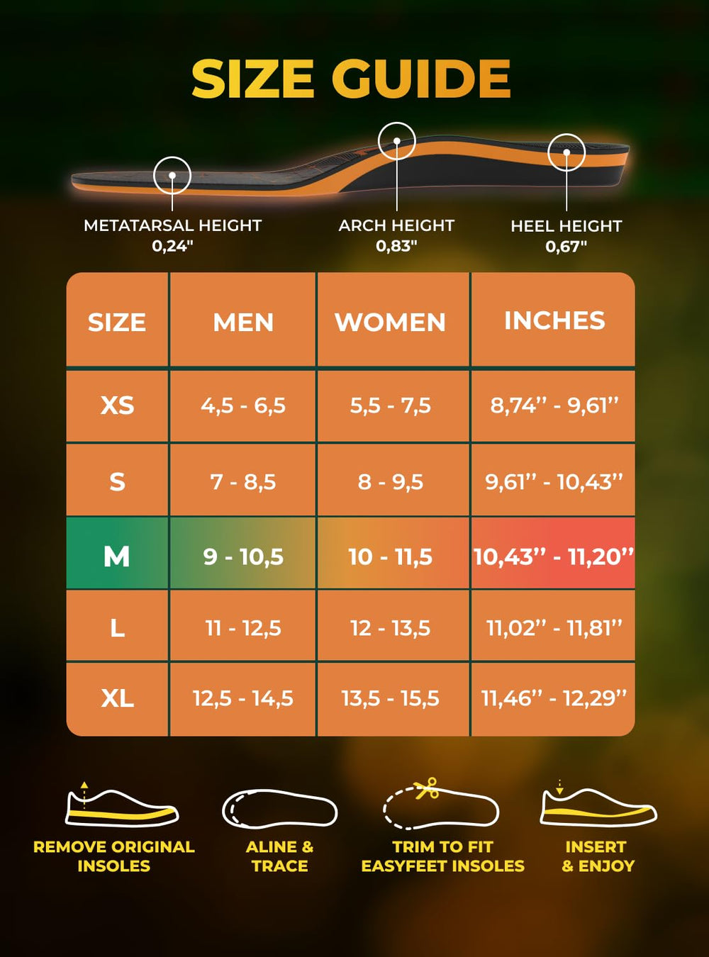 EASYFEET atleta corriendo con las plantillas para mejorar energía y estabilidad