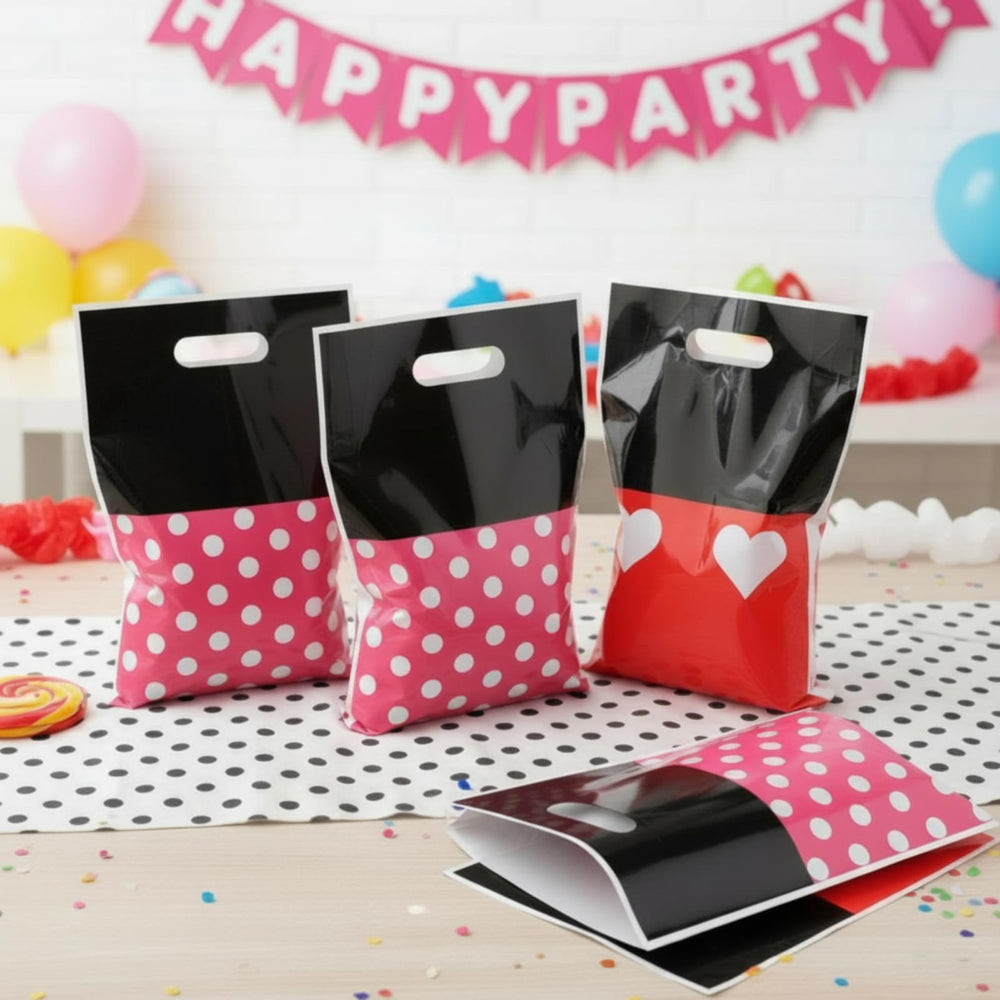 Eccliy bolsa con dulces dentro para comparar tamaño y capacidad