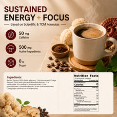 ECO-TASTE sobre disuelto en taza ofreciendo energía suave y textura cremosa