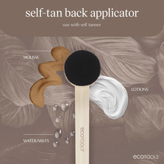 EcoTools mango de bambú renovable con textura ergonómica para mejor agarre