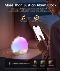 ecozy en ambiente de dormitorio como lámpara de lectura y relajación
