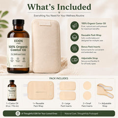 EDEN LABS pack en uso nocturno para una rutina cómoda