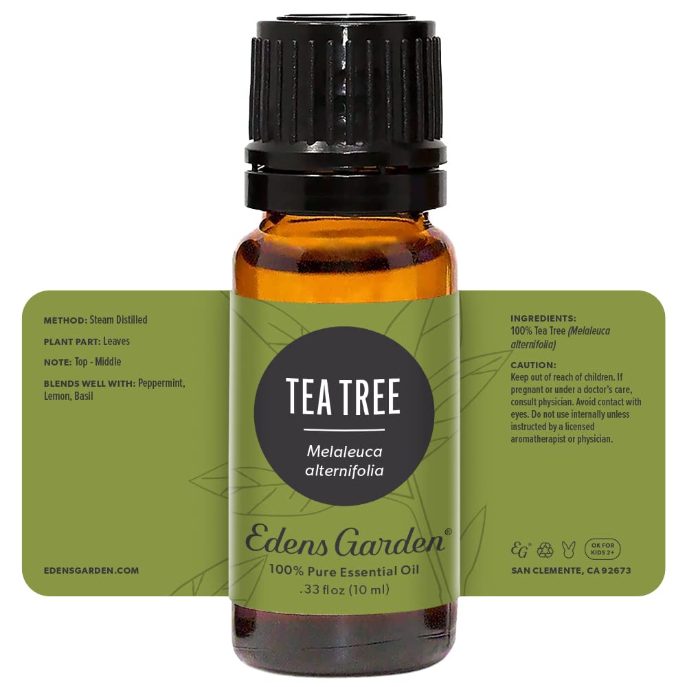 Edens Garden aceite árbol de té mezclado con limón y lavanda para blends
