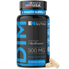 Effective Nutra botella frontal mostrando etiqueta y beneficio de equilibrio hormonal
