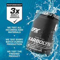 EFX Sports etiqueta con certificación Informed Sport y garantías de calidad