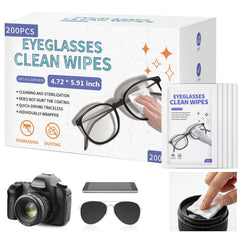 Eglagen envase frontal mostrando 200 toallitas, práctico para viajes