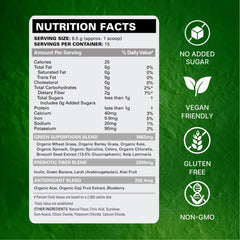 EHP Labs OxyGreens textura del polvo fino, fácil disolución y mezcla rápida
