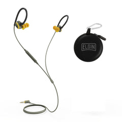 Elgin Rumble frontal del empaquetado mostrando protección y sonido