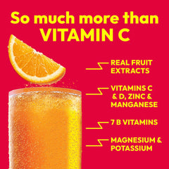 Emergen-C polvo efervescente textura cercana para rápida disolución
