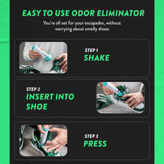 endees spray junto a mochila y zapatillas para frescura en movimiento