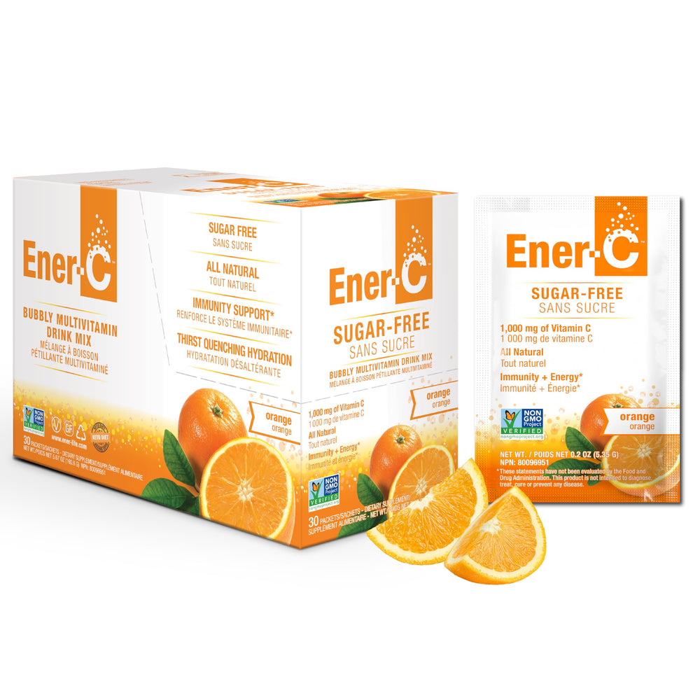 Ener-C imagen frontal del empaque que muestra presentación y beneficios