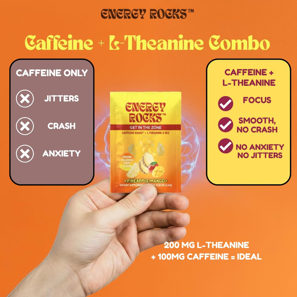 Energy Rocks bowl con cristales listos para consumir en movimiento