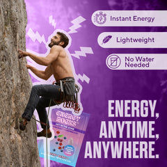 Energy Rocks detalle que muestra ausencia de colorantes artificiales