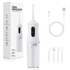 Enioem flosser frontal mostrando diseño compacto y fácil agarre para limpieza eficaz