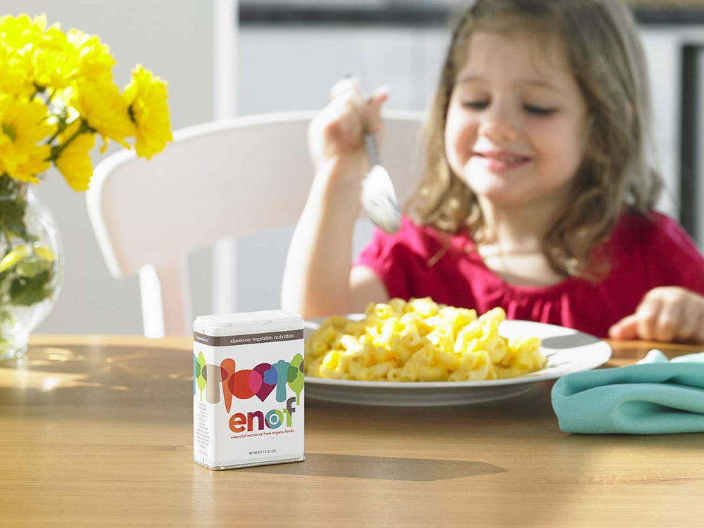 ENOF ingredientes orgánicos variados para mayor densidad nutritiva