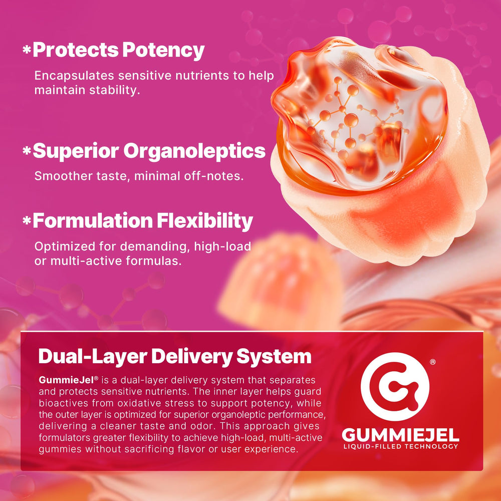 EnvyCure gomitas sobre frutas que destaca sabor natural y sin azúcares añadidos