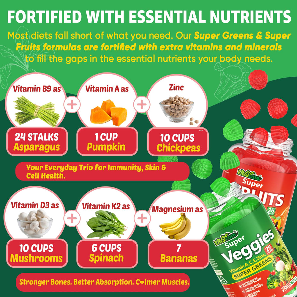EnvyCure ingredientes rojos resaltando antioxidantes y vitalidad